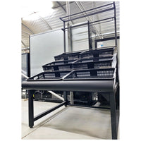 Single Sided Vegetable Rack with Black Baskets YD-V009 | SKU: RCK-YD-V009