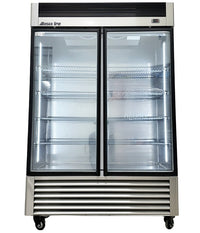 Alaska-Line 55'' Stainless Steel Double Glass Door Cooler 50 Cu.Ft., HIT-409 | SKU: CLR-HIT-409