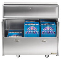 Traulsen 34" Single Sided School Milk Cooler with 4" Casters RMC34S4 | SKU: CLR-RMC34S4