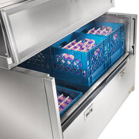 Traulsen 34" Single Sided School Milk Cooler with 4" Casters RMC34S4 | SKU: CLR-RMC34S4