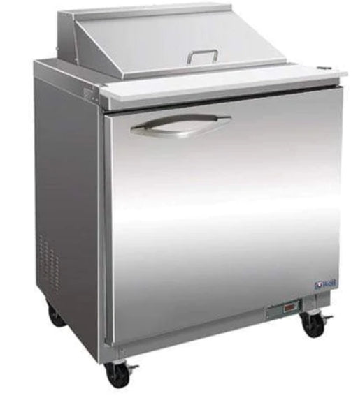 Ikon 28.9" Mega Top Refrigerated Prep Table with One Door ISP29M | SKU: CLR-ISP29M