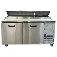 67'' Pro-Kold Double Door Pizza Prep Table PPT-67-11 | SKU: TBL-PPT-67-11