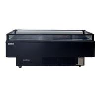 Alaska Line 82'' Dual Temperature Open Display Island Freezer, Cooler HIT-605 | SKU: FRZ-HIT-605