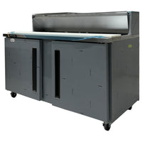 60'' Centerline by Traulsen 2 Door Refrigerated Sandwich/Salad Prep Table CLPT-6016-SD-LR | SKU: CLR-CLPT-6016-SD-LR