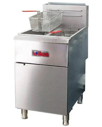 Ikon Natural Gas 40 lb. Capacity per Tank Split Tank Fryer - 120,000 BTU, IGF-40/40-2 NG | SKU: FRY-IGF-40-40-2-NG