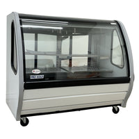 56" Pro-Kold Deli & Merchandise Display Case White 21 Cu.Ft. Capacity, DDC-60W | SKU: DSP-DDC-60W