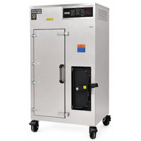Southern Pride Natural Gas-Fired Wood Burning Stationary Rack Smoker SRG-400 | SKU: RCK-SRG-400