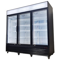 Alaska-Line 78'' Three Glass Door Cooler 62 Cu.Ft. HIT-806 | SKU: CLR-HIT-806