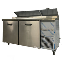 67'' Pro-Kold Double Door Pizza Prep Table PPT-67-11 | SKU: TBL-PPT-67-11
