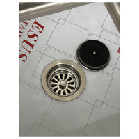Three Compartment 18''x18'' Sink S-72-3C | SKU: SNK-S-72-3C