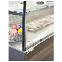 78'' Alaska-Line Square Deli and Meat Display Cooler with Storage HIT-817 | SKU: CLR-HIT-817