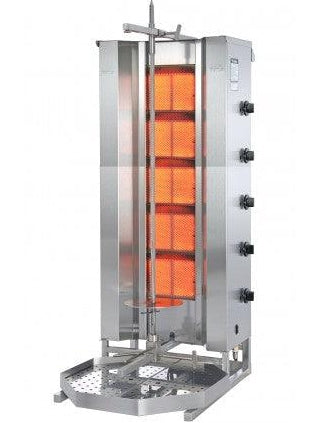 POTIS Natural Gas 5 Burner Shawarma/Doner Machine GD5 | SKU: BRN-GD5