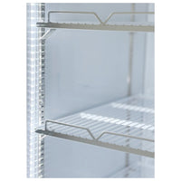 Alaska Line 53" Double Glass Door Freezer 49.4 Cu.Ft. Capacity with Black Frame HIT-800 | SKU: FRZ-HIT-800