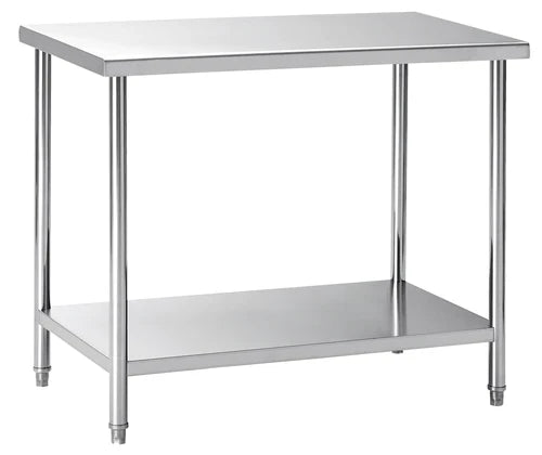 E Series All Stainless Steel Work Table - Various Sizes | SKU: TBL-WT