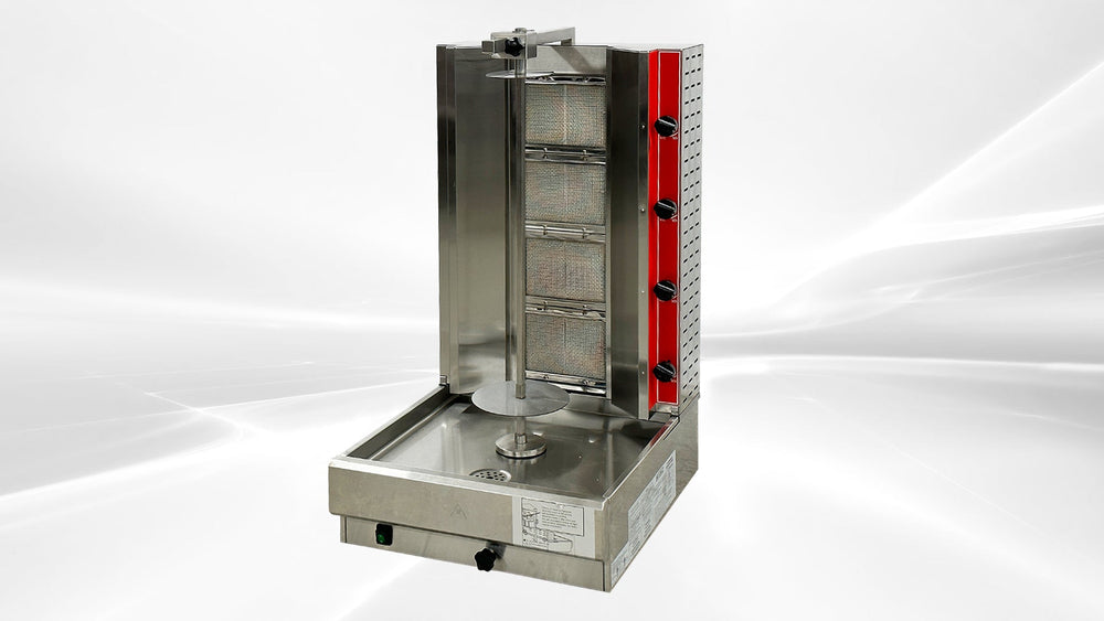 CHEF 4 Burner Gas Shawarma/Doner Machine KB-4 | SKU: BRN-KB-4
