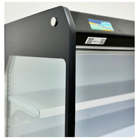 Alaska-Line 101'' Open Air Merchandise Floor Display Cooler w/ Curtain Remote or Self Contain HIT-22 | SKU: CLR-HIT-22
