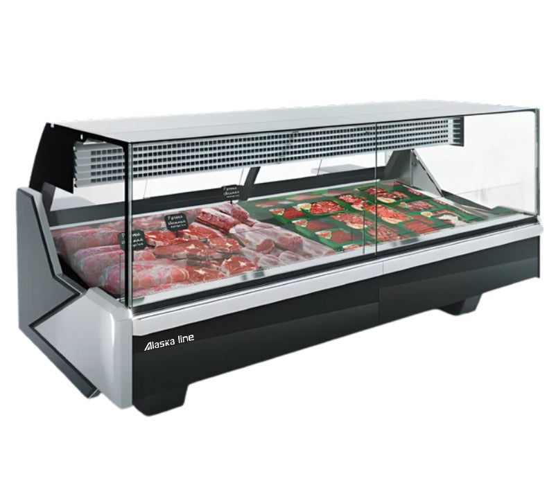 74" Alaska-Line Meat Display Cooler - HIT-101 | SKU: CLR-HIT-101