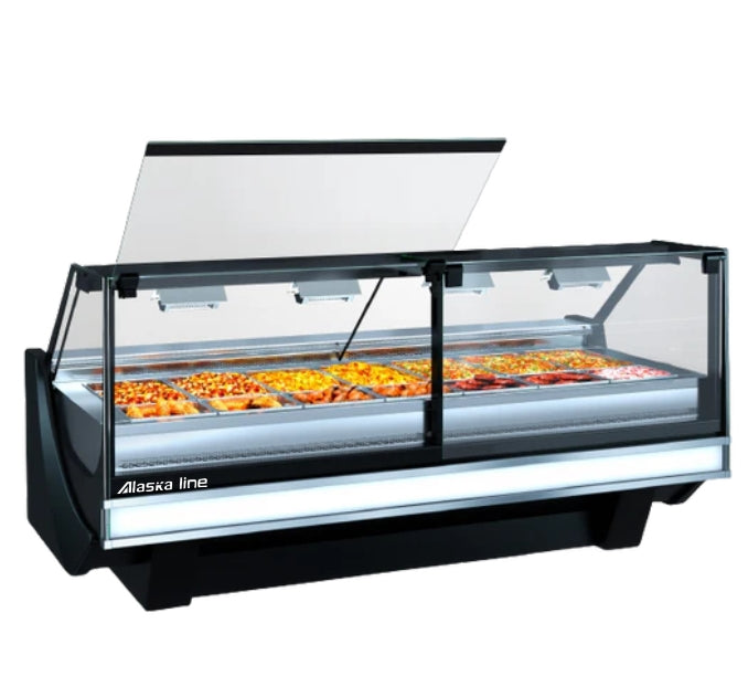 99'' Alaska-Line Heated Display Showcase HIT-185-2 | SKU: DSP-HIT-185-2