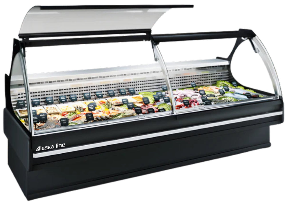 74" Alaska-Line Meat Display Cooler HIT-195-1 | SKU: CLR-HIT-195-1