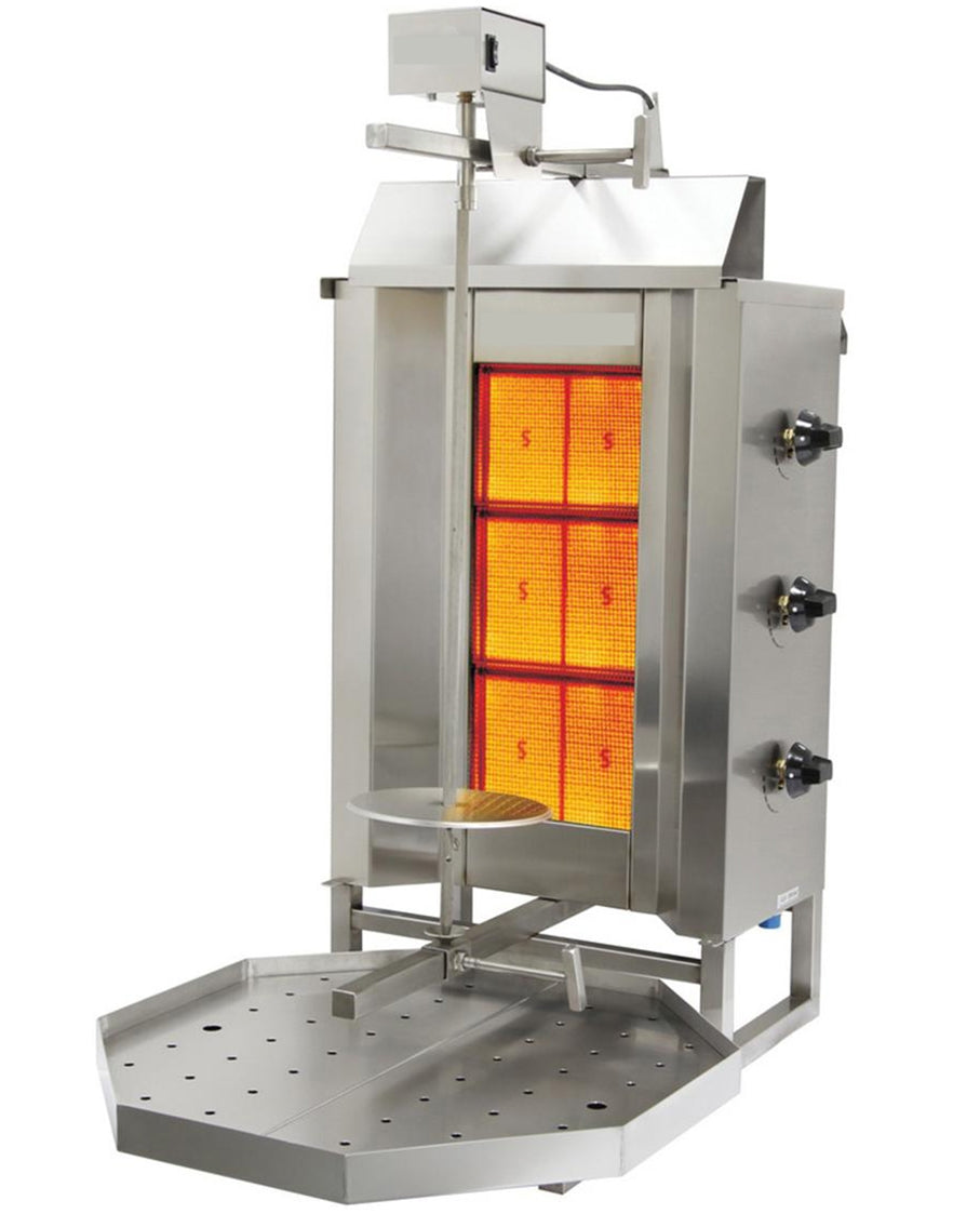 Ozti Natural Gas Shawarma/Doner Machine GD3 | SKU: SHW-GD3