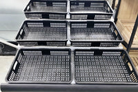 Single Sided Vegetable Rack with Black Baskets YD-V009 | SKU: RCK-YD-V009