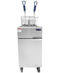 Omega Natural Gas/Propane 40LB Deep Fryer ATFS-40 | SKU: FRY-ATFS