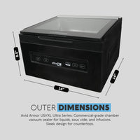 VacMaster Chamber Vacuum Sealer With 11.5″ Seal Bar USVXL | SKU: VAC-USVXL