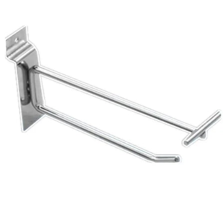 Slot Plate Double Hook Shelves Display Hanging Hook YD-H07 | SKU: DSP-YD-H07
