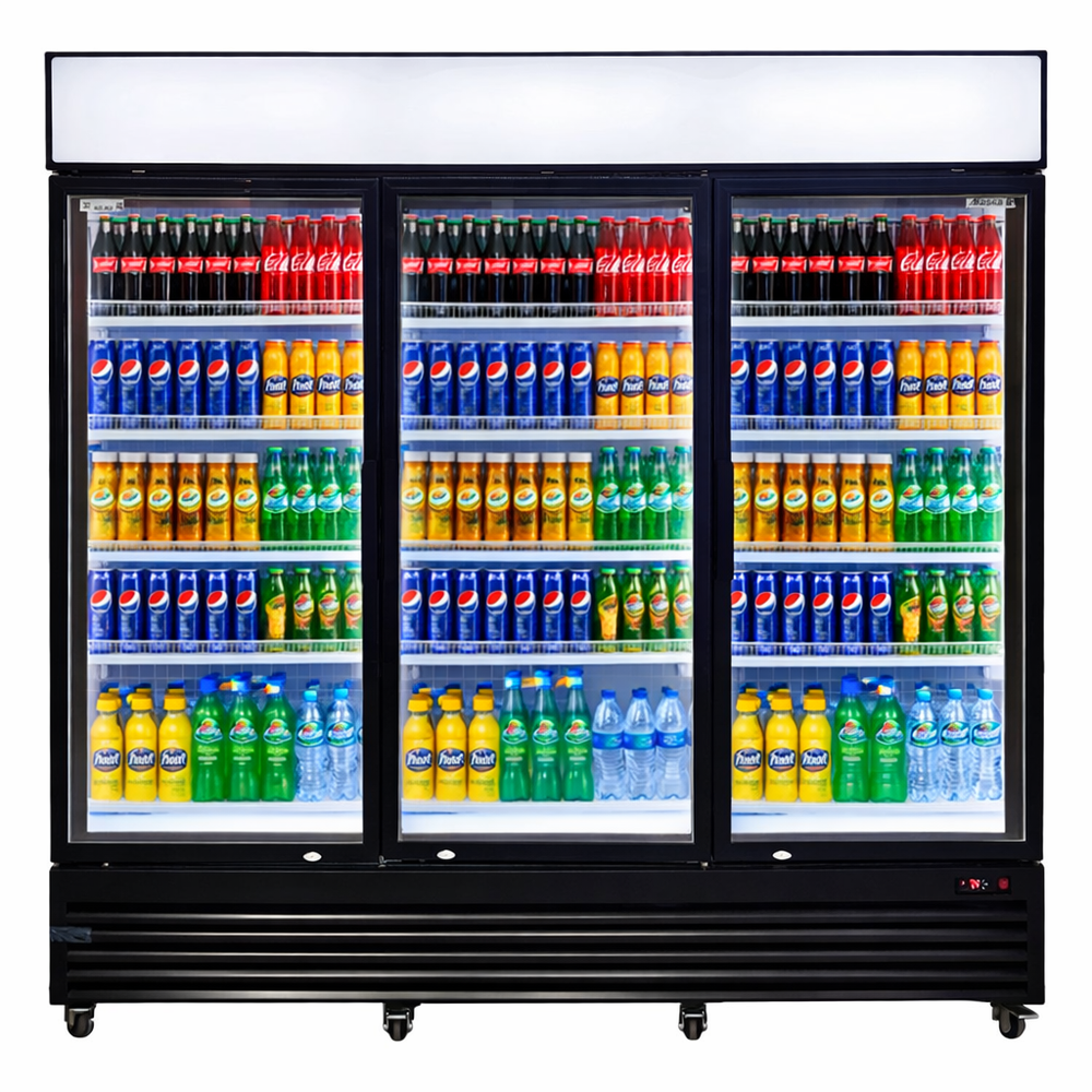 Alaska-Line 78'' Three Glass Door Cooler 62 Cu.Ft. HIT-806 | SKU: CLR-HIT-806
