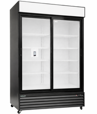 Kool-It 52" Double Sliding Glass Door Display Cooler 40.8 Cu. Ft. KSM-50 | SKU: CLR-KSM-50