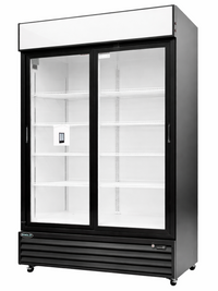 Kool-It 52" Double Sliding Glass Door Display Cooler 40.8 Cu. Ft. KSM-50 | SKU: CLR-KSM-50
