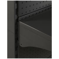 Black Double Side Gondola Supermarket Shelving HD-BA | SKU: SHF-HD-BAA