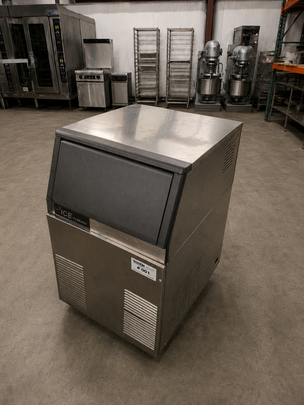 Ice-O-Matic Commercial Ice Machine / Ice Maker – Stainless Steel – Used