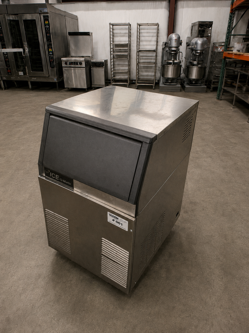 Ice-O-Matic Commercial Ice Machine / Ice Maker – Stainless Steel – Used