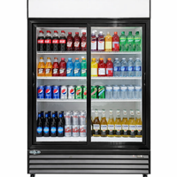 Kool-It 52" Double Sliding Glass Door Display Cooler 40.8 Cu. Ft. KSM-50 | SKU: CLR-KSM-50