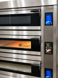 Alaska-Line 73'' Electric with Steam Injection Bakery Three Deck Oven HIT-441 | SKU: OVN-HIT-441