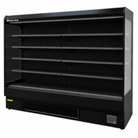 Alaska-Line 101'' Open Air Refrigerated Merchandiser with Curtain –  42.3 Cu.Ft. Capacity Remote or Self Contain HIT-22V | SKU: CLR-HIT-22V