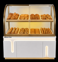 Alaska Line 55'' Pastry Dry Display Case HIT-02B | SKU: DSP-HIT-02B