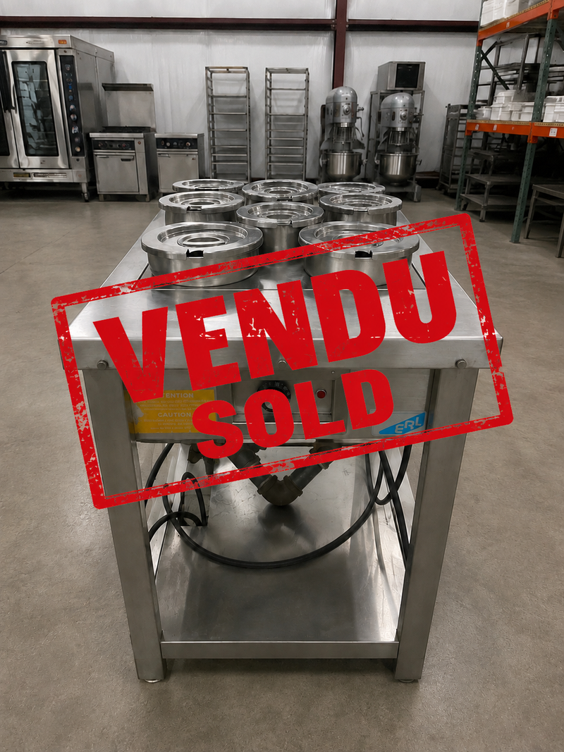 ERL TCB-21-EE (SP) 21” x 32” Electric Steam Hot Table – Used