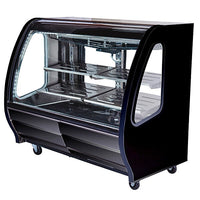 56" Pro-Kold Deli Case Black 21 Cu.Ft., DDC-60B | SKU: PDC-DDC-60B