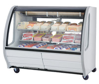 56" Pro-Kold Deli & Merchandise Display Case White 21 Cu.Ft. Capacity, DDC-60W | SKU: DSP-DDC-60W