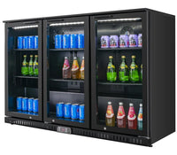 53'' Alaska-Line Back Bar Three Door Cooler Sliding Door HIT-24S | SKU: CLR-HIT-24S