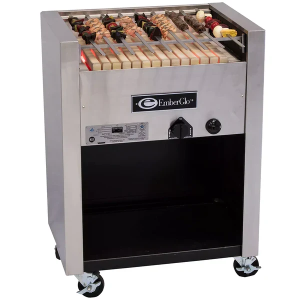 36" Emberglo Kabob Natural Gas Floor Model Radiant 31F‐KABOB‐NAT | SKU: EKF-31FKABOBNAT