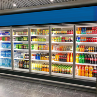 EuroCold 92" Three Glass Door Cooler Remote GDCDR-90-3D | SKU: CLR-GDCDR-90-3D