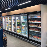 EuroCold 154" Five Glass Doors Cooler Remote GDCDR-90-5D | SKU: CLR-GDCDR-90-5D