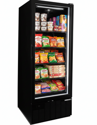 Habco Single Glass Swing Tall Door Merchandiser Freezer SF28HCBATDM | SKU: FRZ-SF28HCBATDM