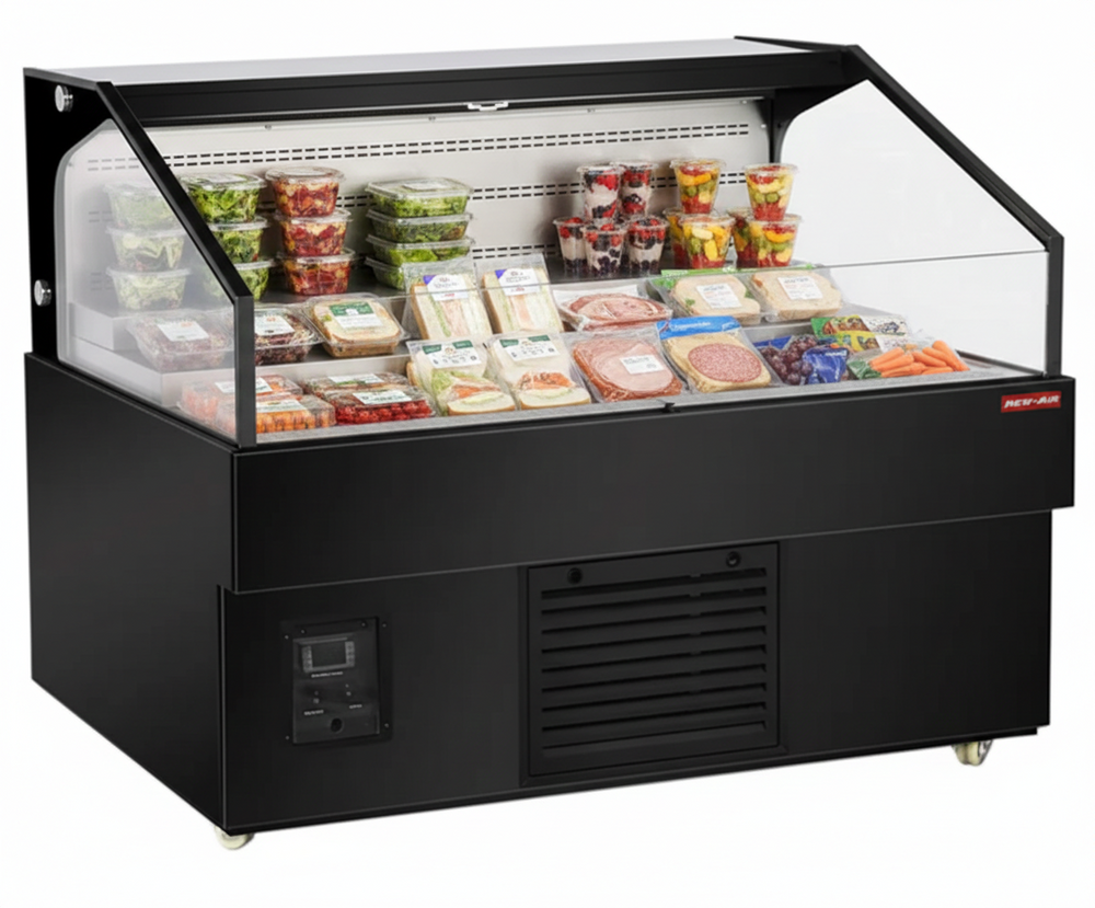 New Air Low Profile Open Air 51" Wide Refrigerator NOM-52-LSB | SKU: CLR-NOM-52-LSB