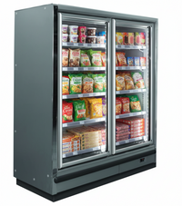 62" Alaska Line Two Glass Door Freezer - Cooler Remote HIT-41 | SKU: FRZ-HIT-41