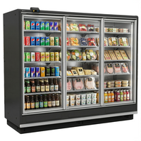 EuroCold 92" Three Glass Door Cooler Remote GDCDR-90-3D | SKU: CLR-GDCDR-90-3D