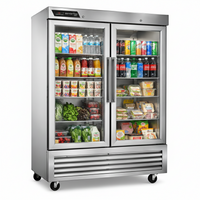 54'' Centerline by Traulsen Half Glass Door Cooler Left/Left Hinge 45.1 Cu.Ft., CLBM-49R-HG-LL | SKU: CLR-CLBM-49R-HG-LL
